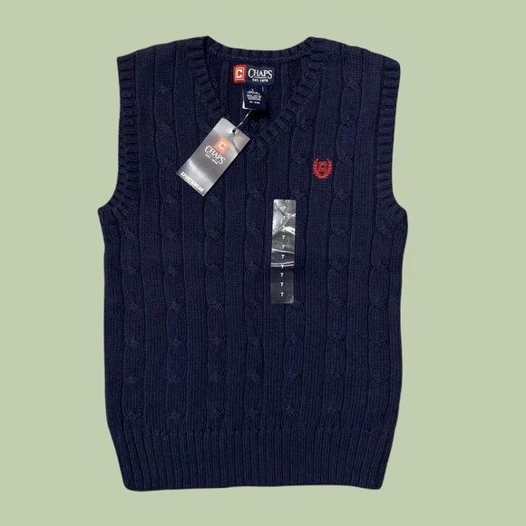 🌥BNWT chaps sweater vest - Picture 1 of 3